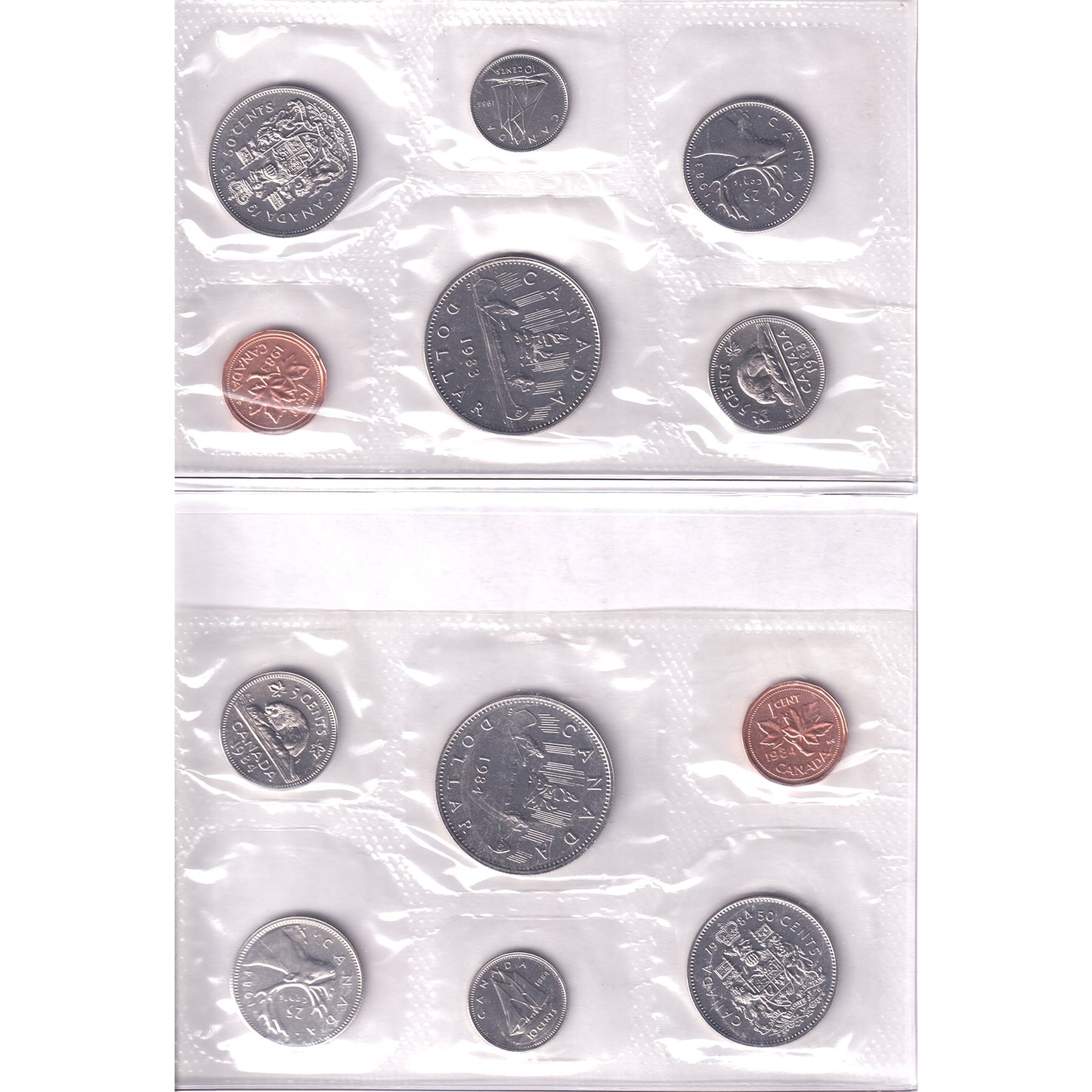 1979-1990 Canada Proof Like Sets in RCM Green Album