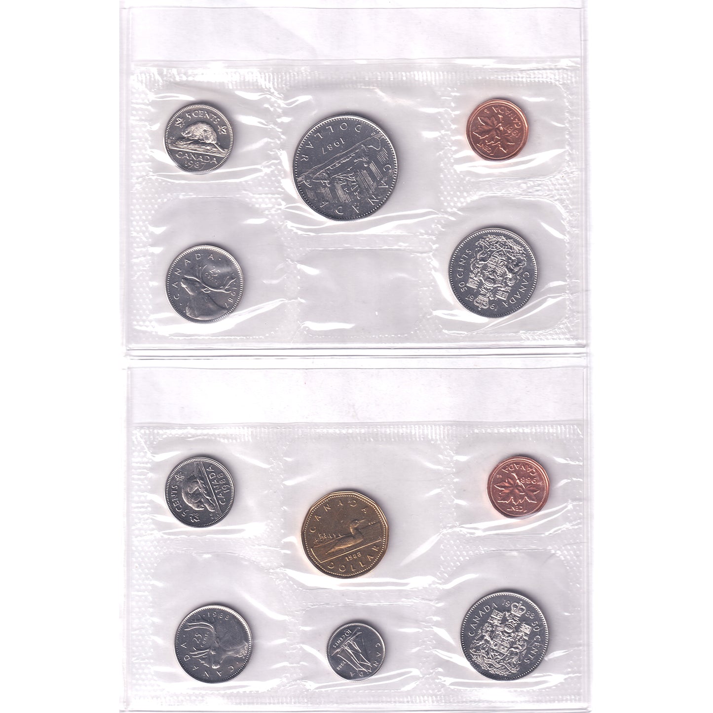 1979-1990 Canada Proof Like Sets in RCM Green Album