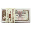 Lot of 100x Yugoslavia 1978 10 Dinara Banknotes, 100Pcs.
