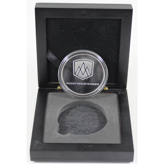 Rocky Mountaineer Silver Plated Medallion in Case (Impaired)