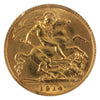 Great Britain 1914 Gold 1/2 Sovereign Brilliant Uncirculated (MS63) Impaired