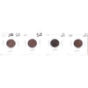 Lot of 4x 1858-1888 USA Cent, G-VG to EF-AU, 4Pcs. (Impaired)