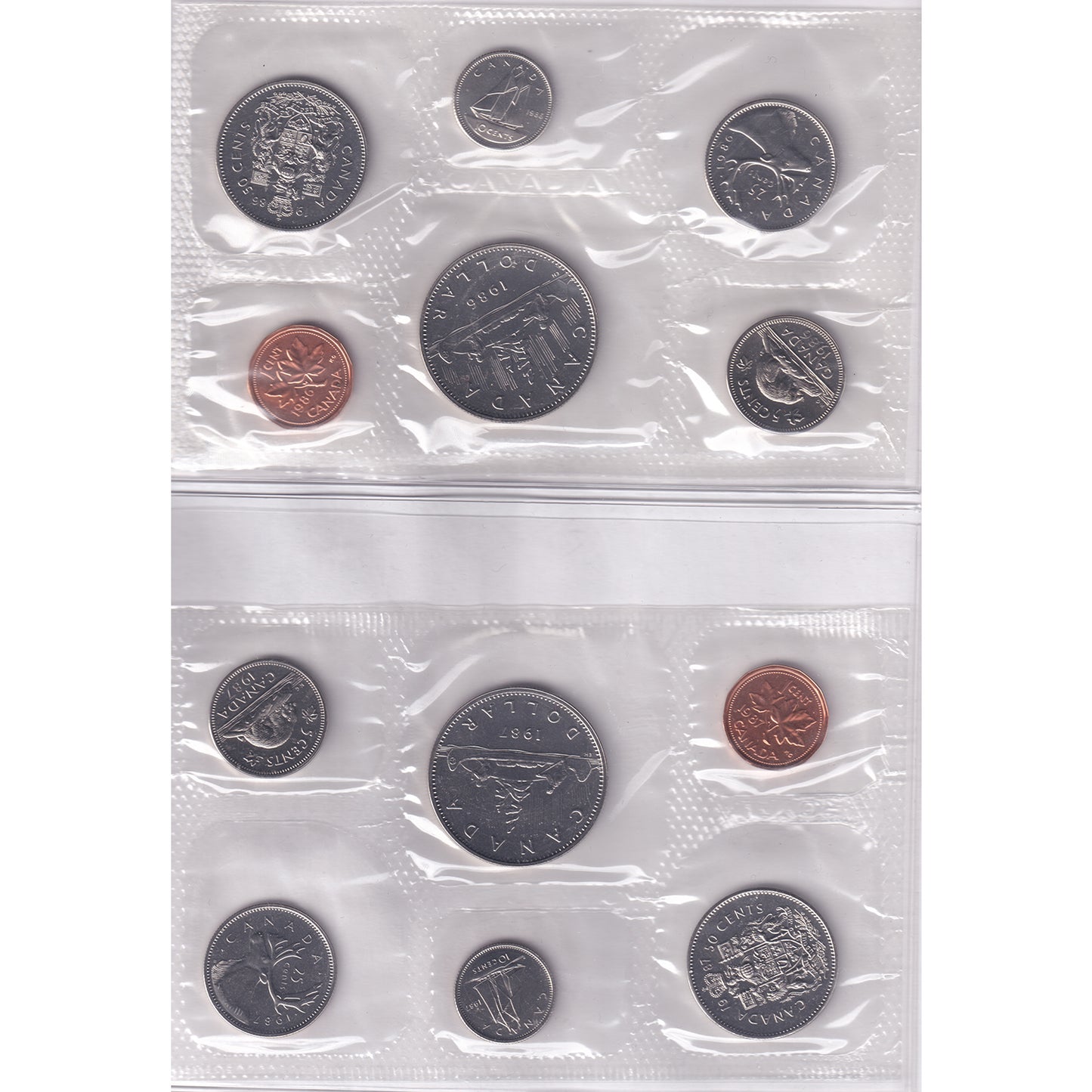1978-1989 Canada Proof Like Sets in RCM Green Album