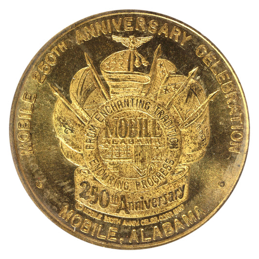 1961 Mobile, AL 250th Anniversary 50-cent Trade Token