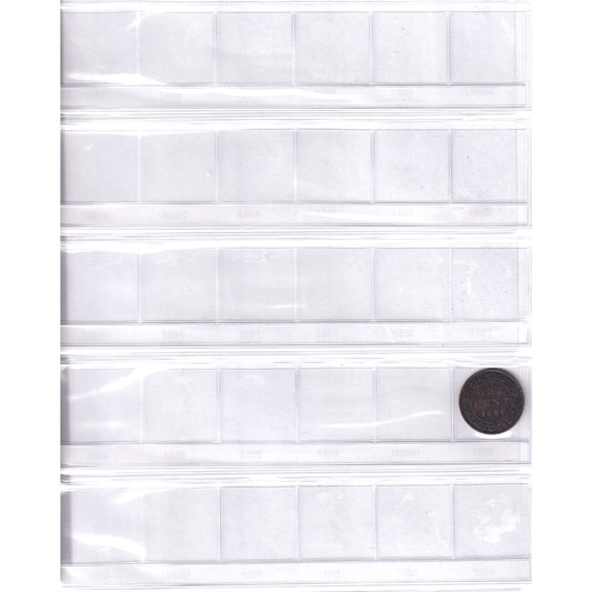 1899-2011 Canada 1-cent Collection in Black Album