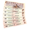 Lot of 6x Sequential 1986 Canada $2 Notes, Thiessen-Crow, 6Pcs