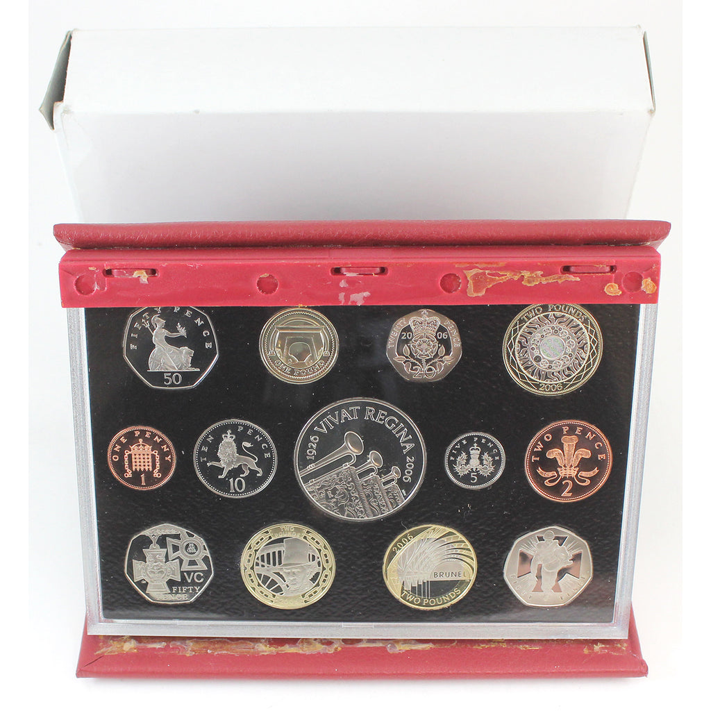Great Britain 2006 13-coin Proof Set in Deluxe Case (Issues)