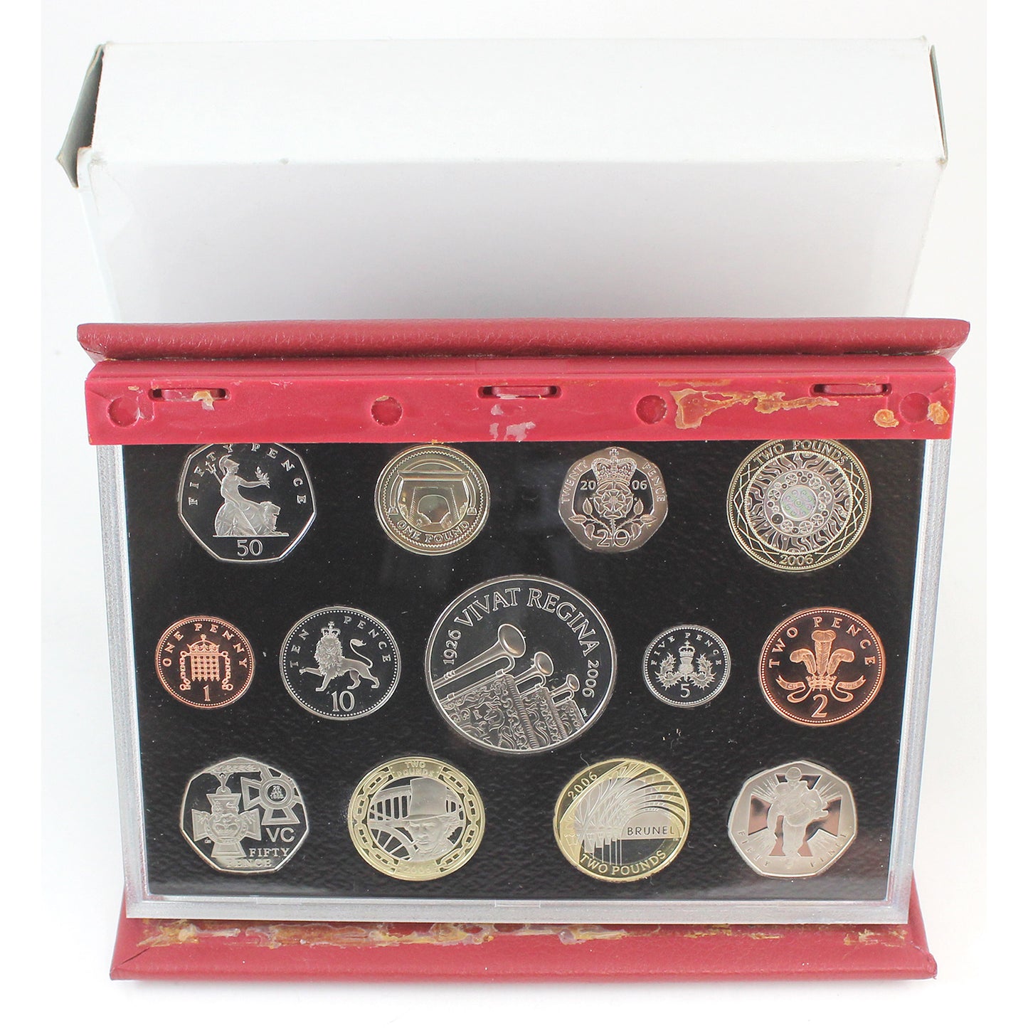 Great Britain 2006 13-coin Proof Set in Deluxe Case (Issues)