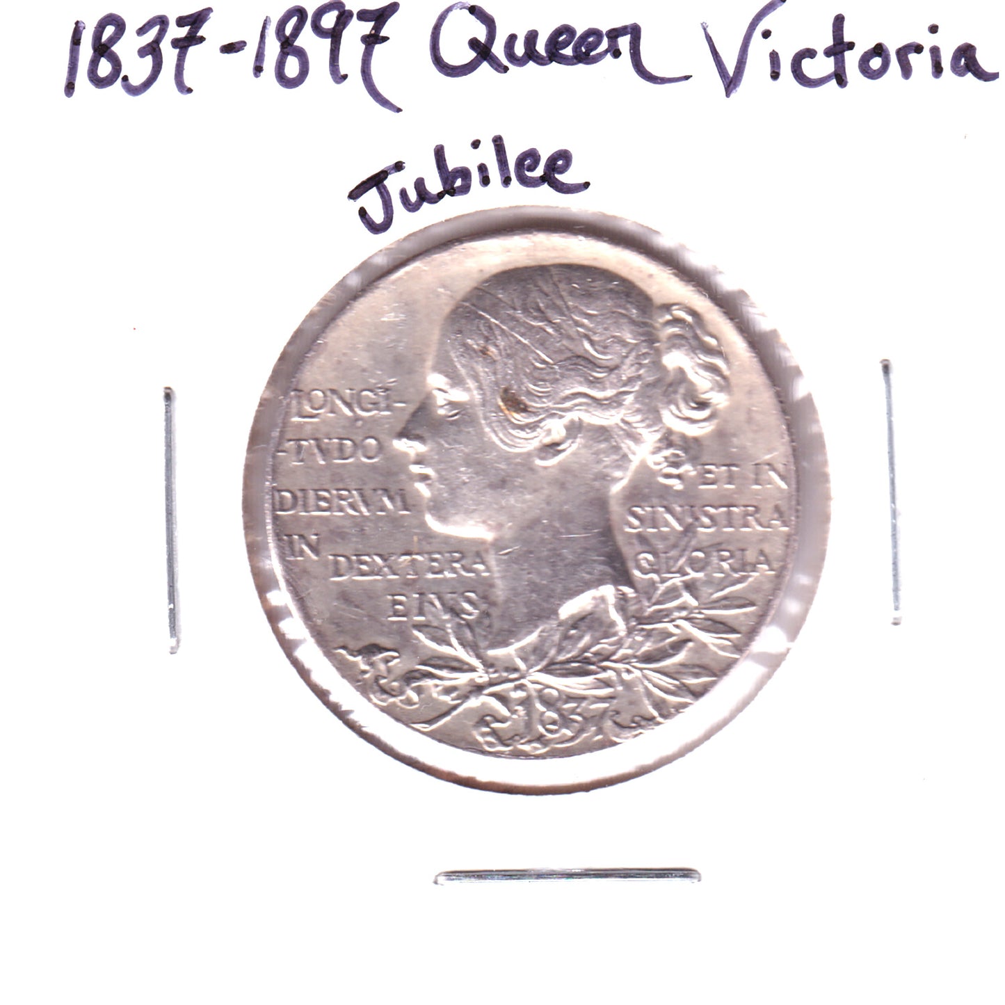 1897 Queen Victoria Diamond Jubilee Silver Medallion (Two Effigies)