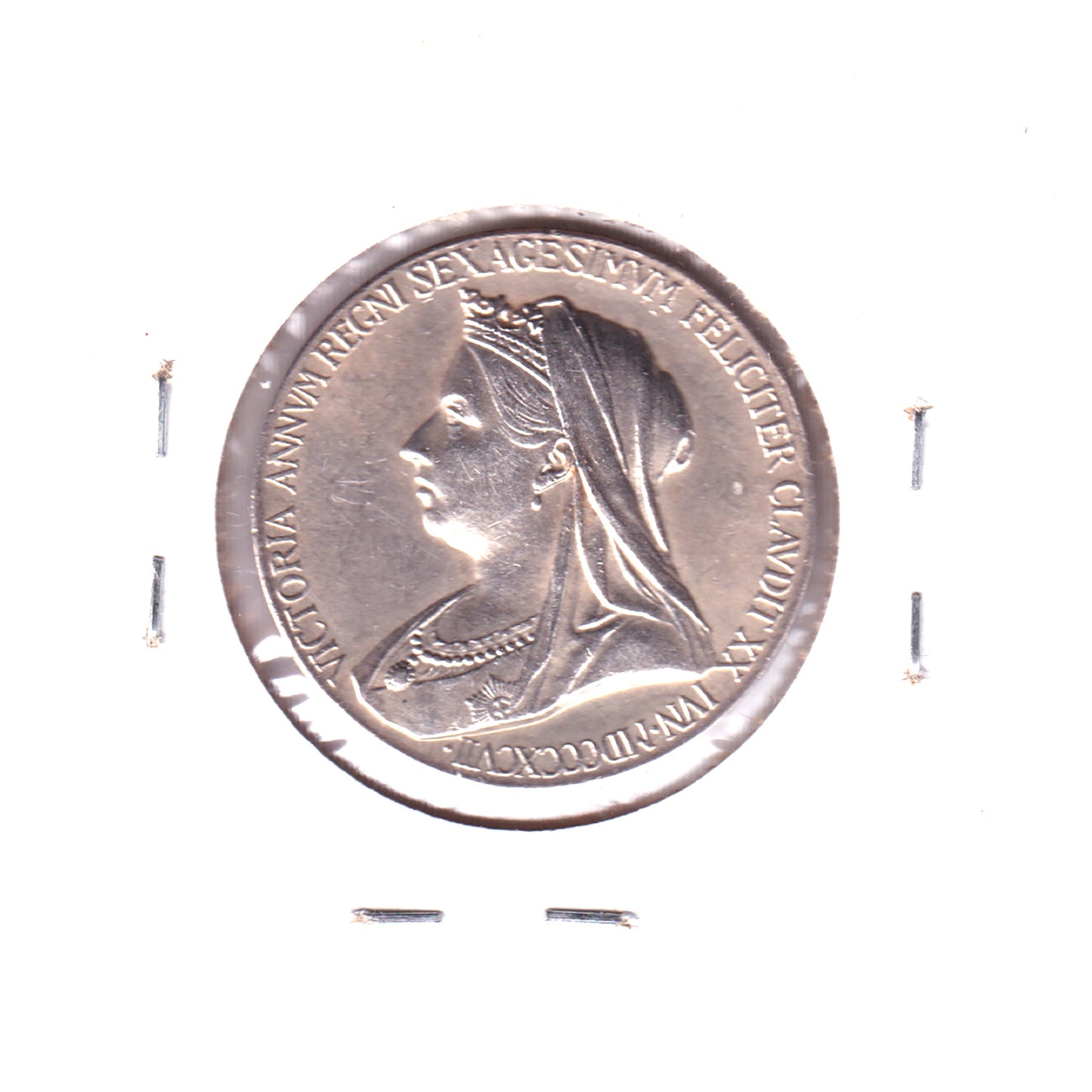 1897 Queen Victoria Diamond Jubilee Silver Medallion (Two Effigies)