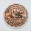 2026 Liberia $1 Zeus Coloured 5oz. AVDP .999 Fine Copper Round