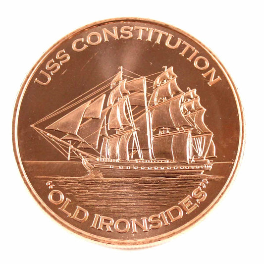 USS Constitution 1oz. .999 Fine Copper