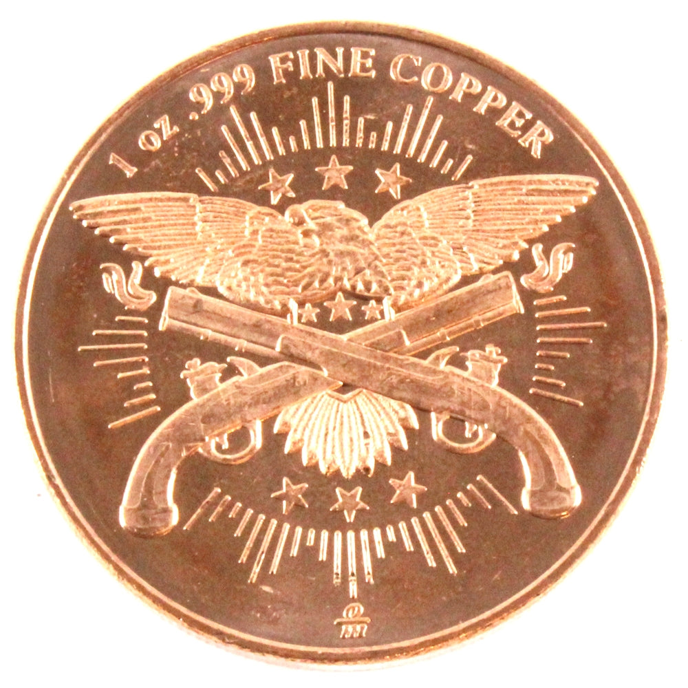 Walking Liberty 1oz. .999 Fine Copper