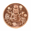 Snowman  1oz. .999 Fine Copper