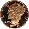 Mercury Dime 1oz. .999 Fine Copper