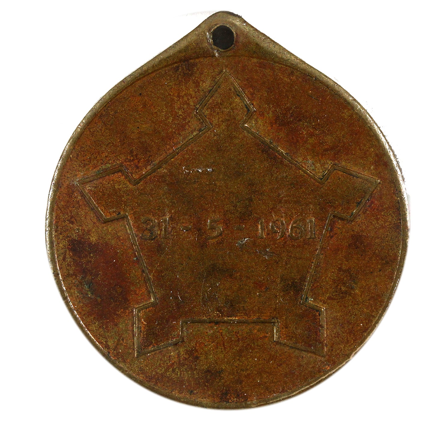 1961 South Africa Union Pendant