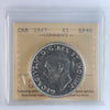 1947 Blunt 7 Canada Dollar ICCS Certified EF40