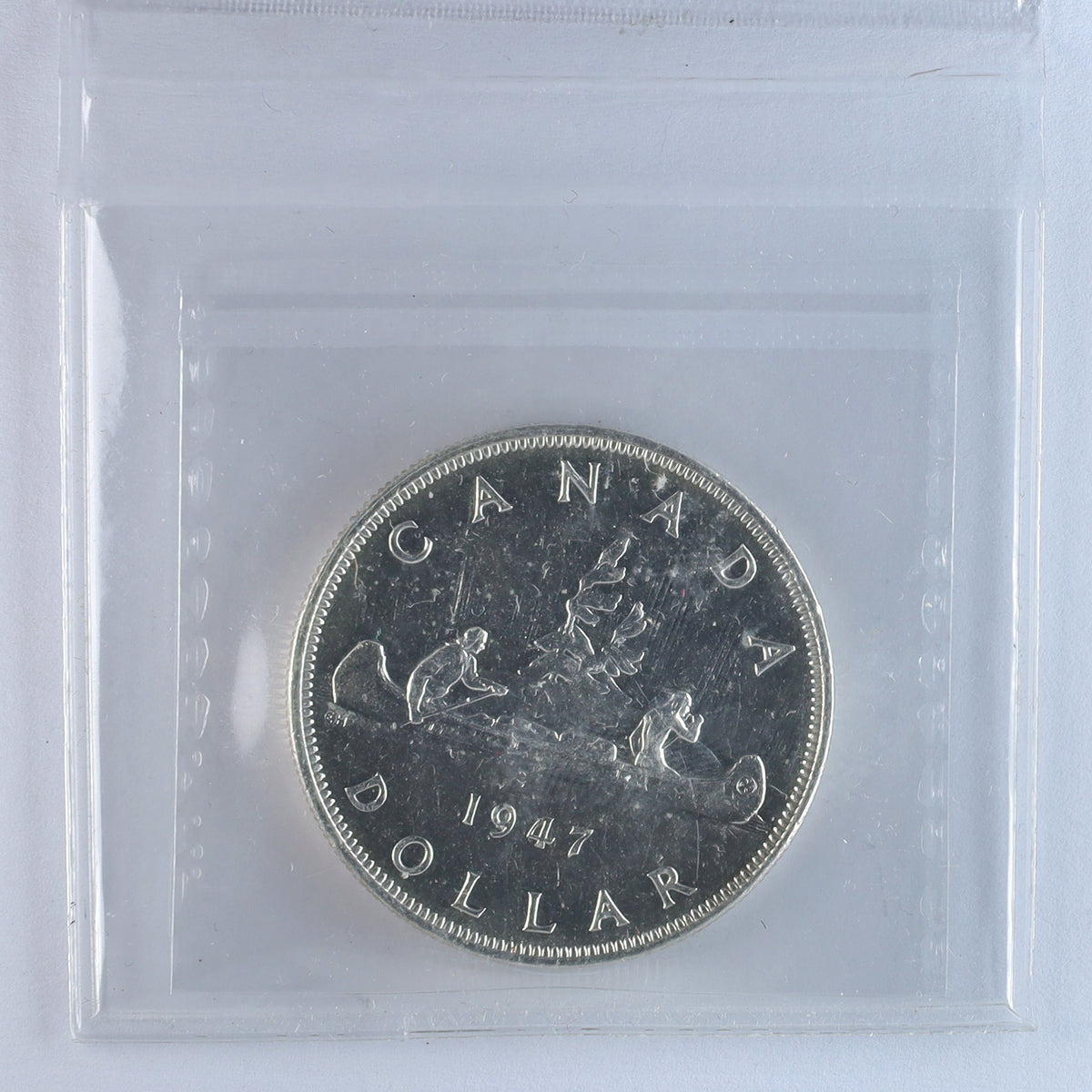 1947 Blunt 7 Canada Dollar ICCS Certified EF40