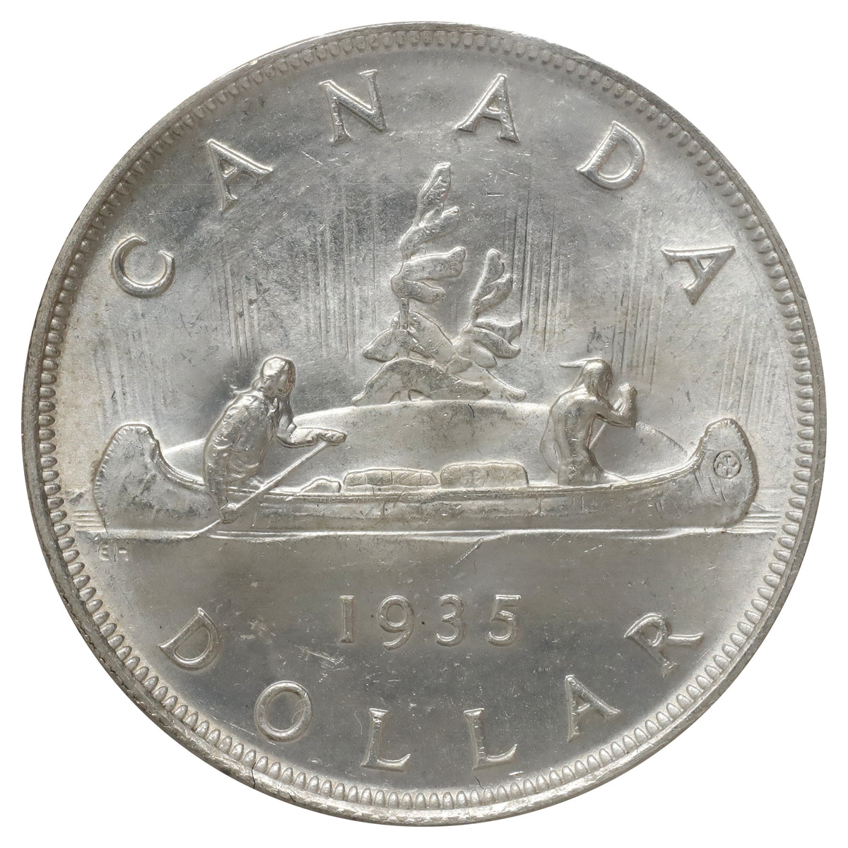 1935 Double Voyageur Canada Dollar ICCS Certified MS65 (XSW 725)