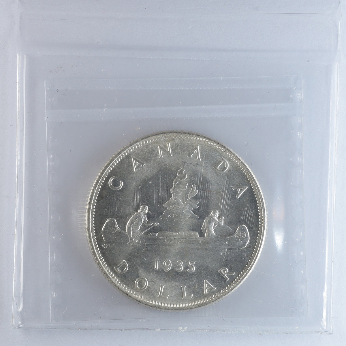 1935 Double Voyageur Canada Dollar ICCS Certified MS65 (XVR 369)