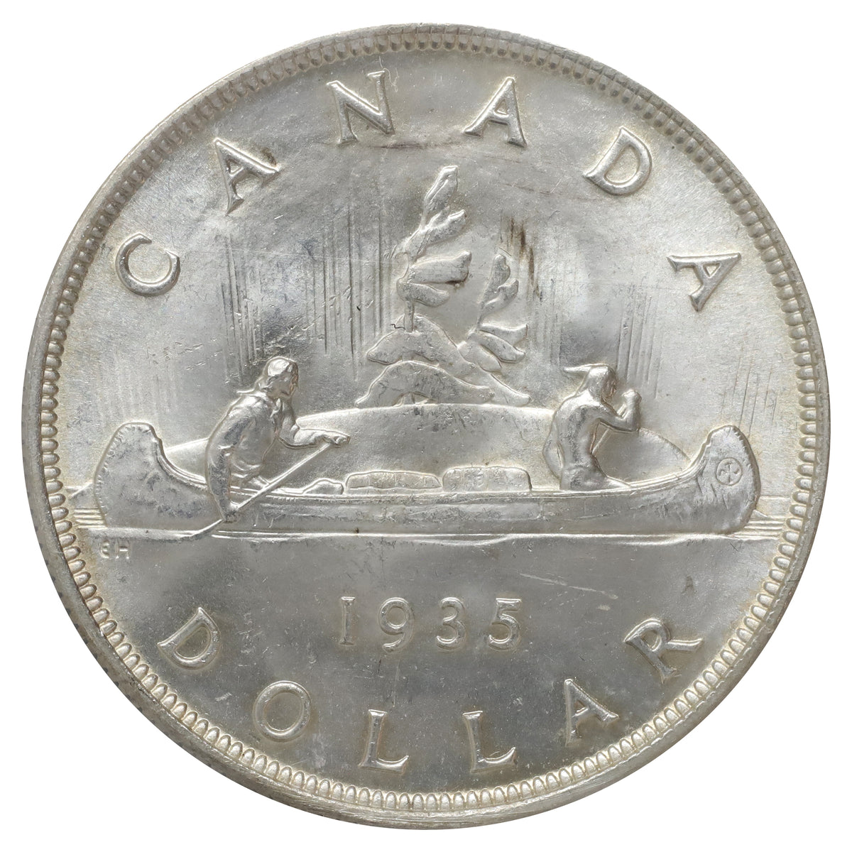 1935 Double Voyageur Canada Dollar ICCS Certified MS65 (XCZ 604)