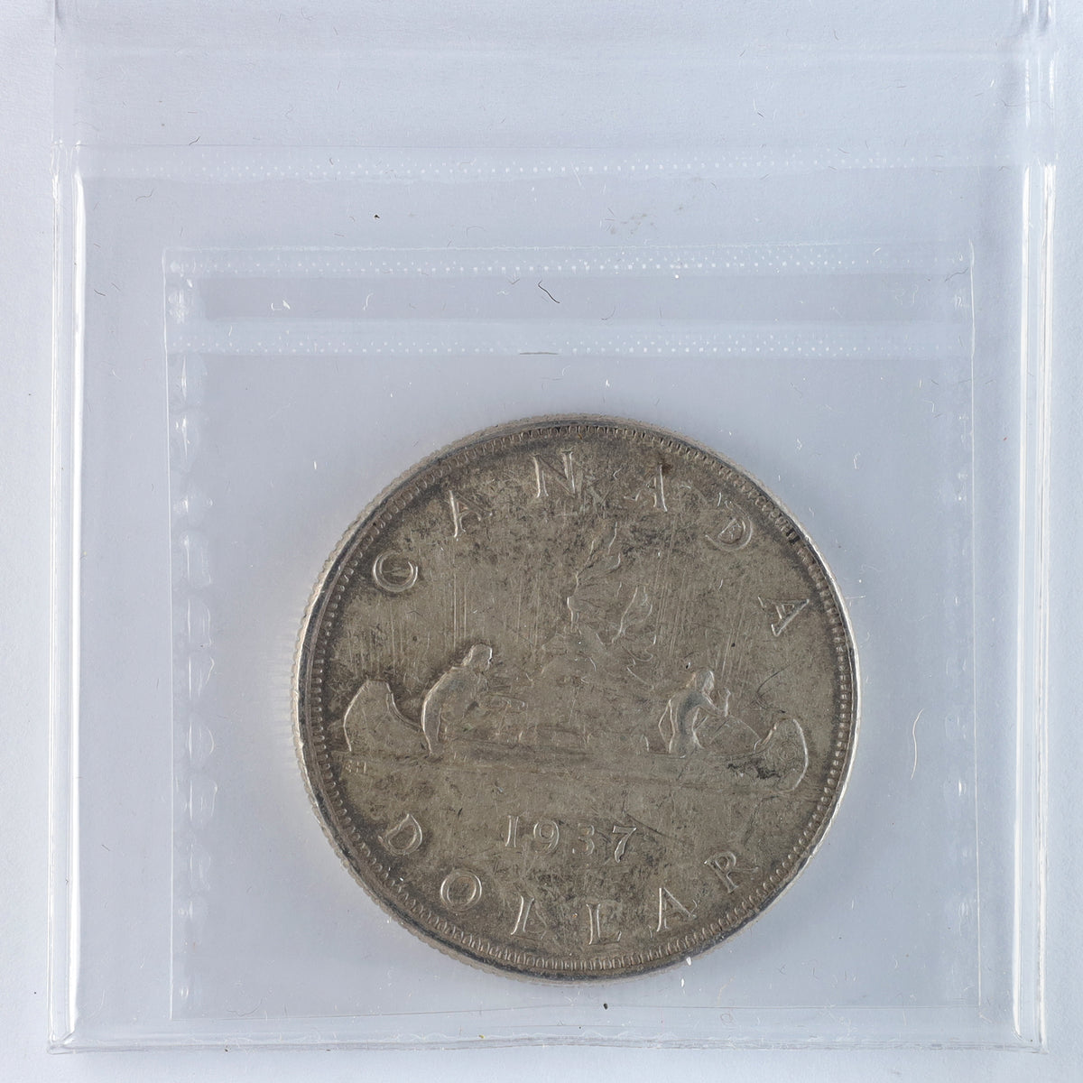 1937 Canada Dollar ICCS Certified AU55