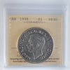 1938 Canada Dollar ICCS Certified VF30