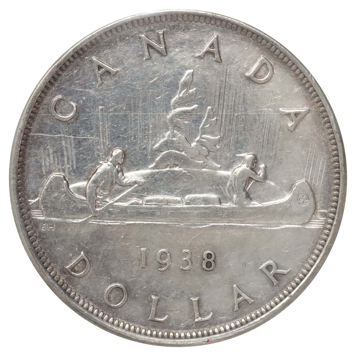1938 Canada Dollar ICCS Certified VF30