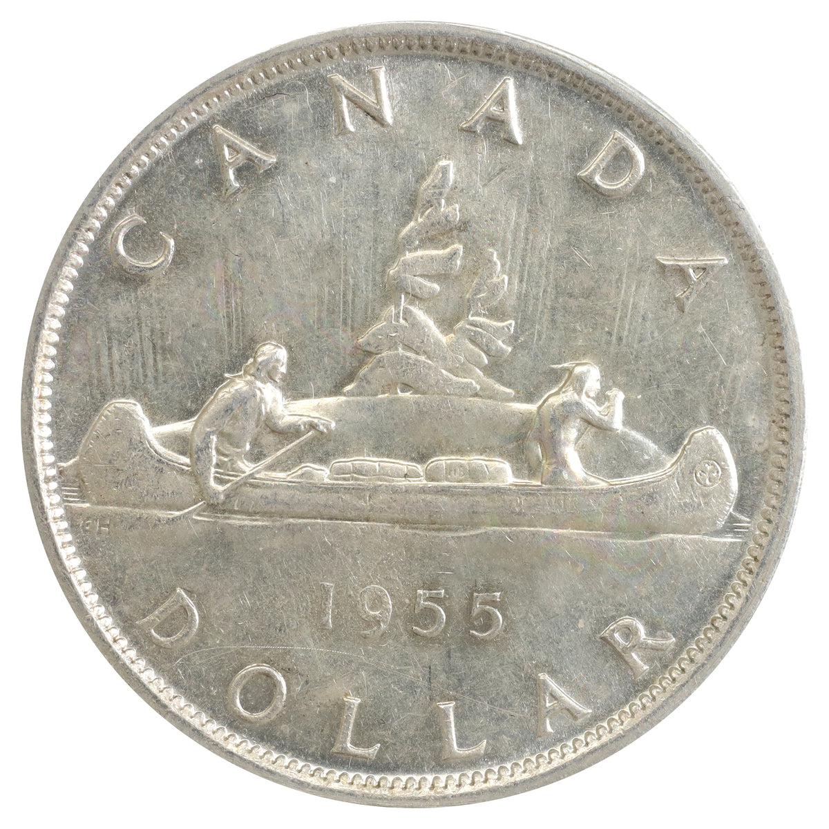 1955 Canada Dollar ICCS Certified EF40