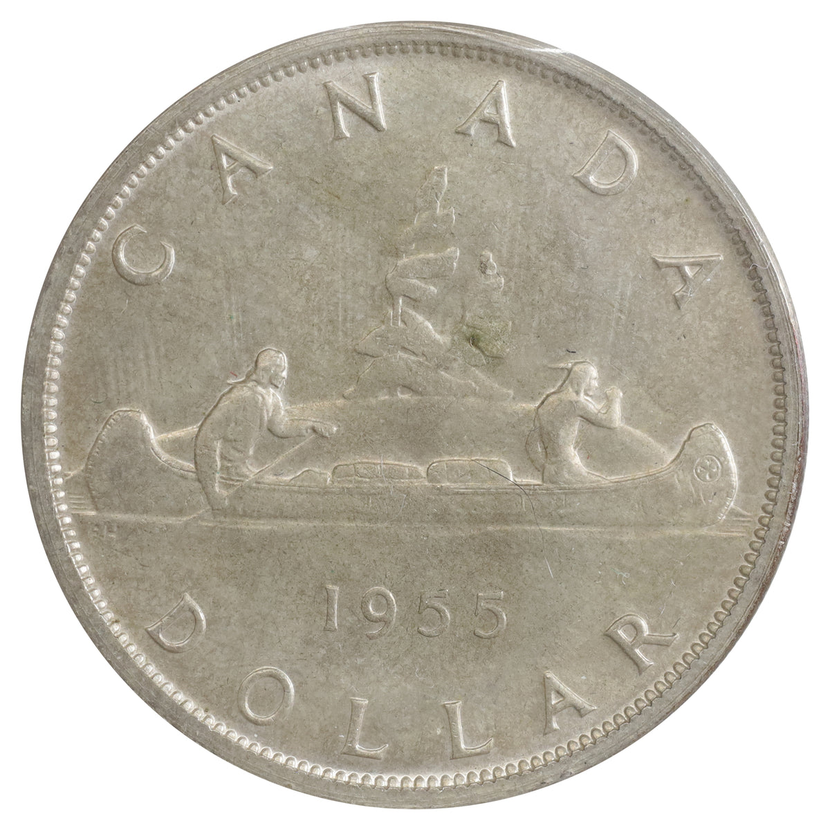 1955 Fu Manchu Canada Dollar ICCS Certified MS64
