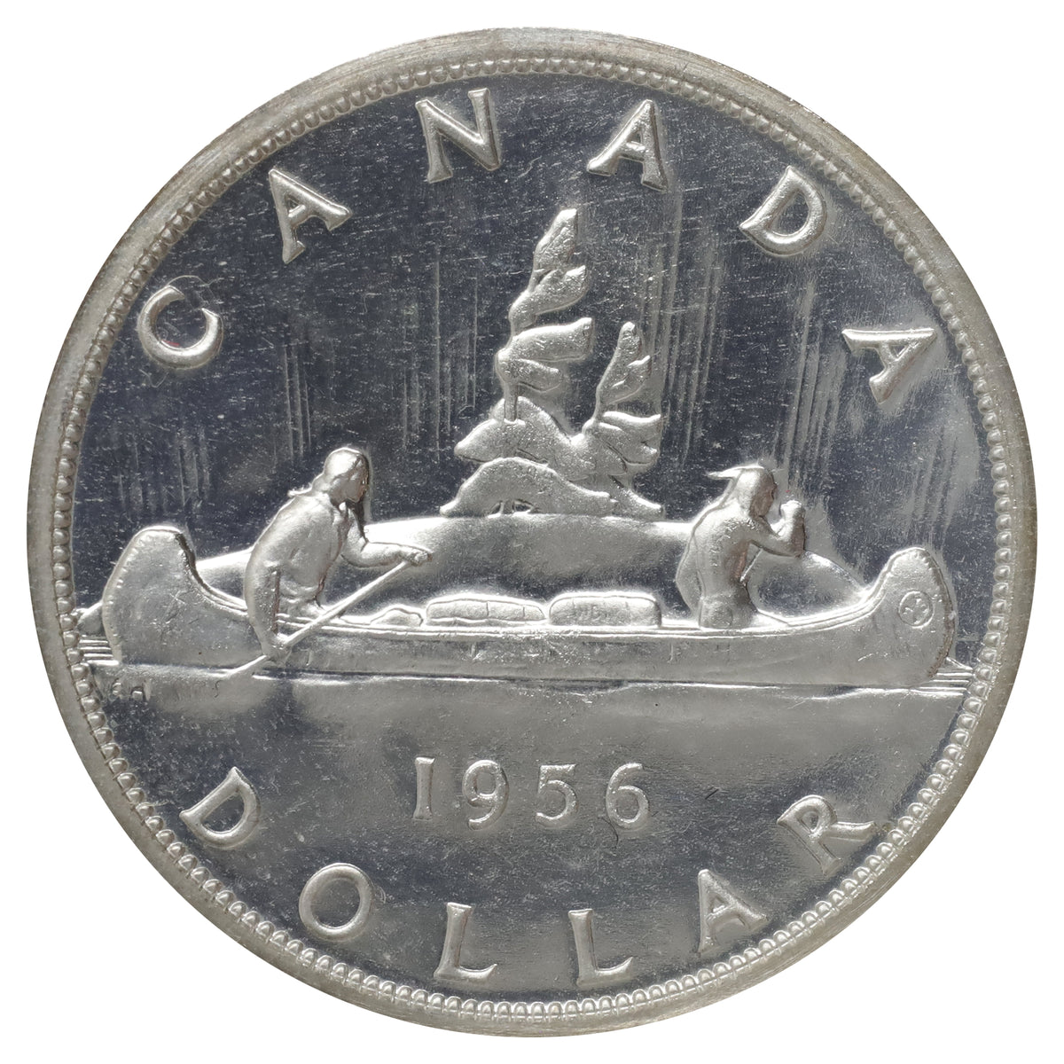 1956 Canada Dollar ICCS Certified PL67