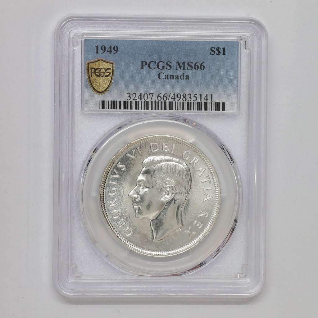 1949 Canada Dollar PCGS Certified MS66