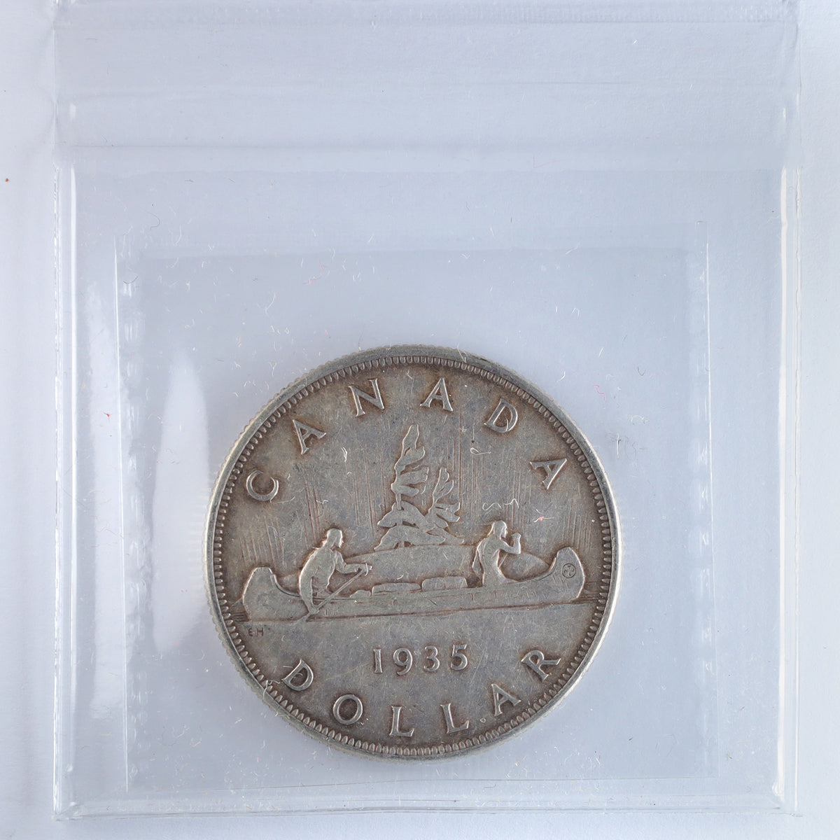 1935 Double Voyageur Canada Dollar ICCS Certified EF40