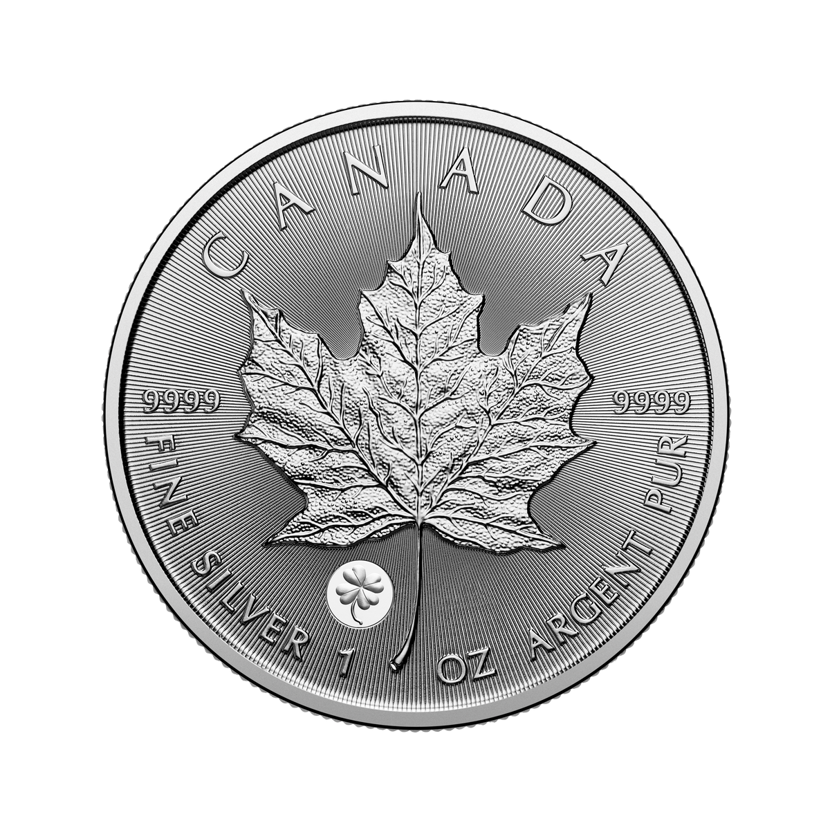 (Pre-Order) 2027 Canada $5 Treasured Silver Maple Leaf Clover Privy (Premium Bullion) Pure Silver (No Tax)