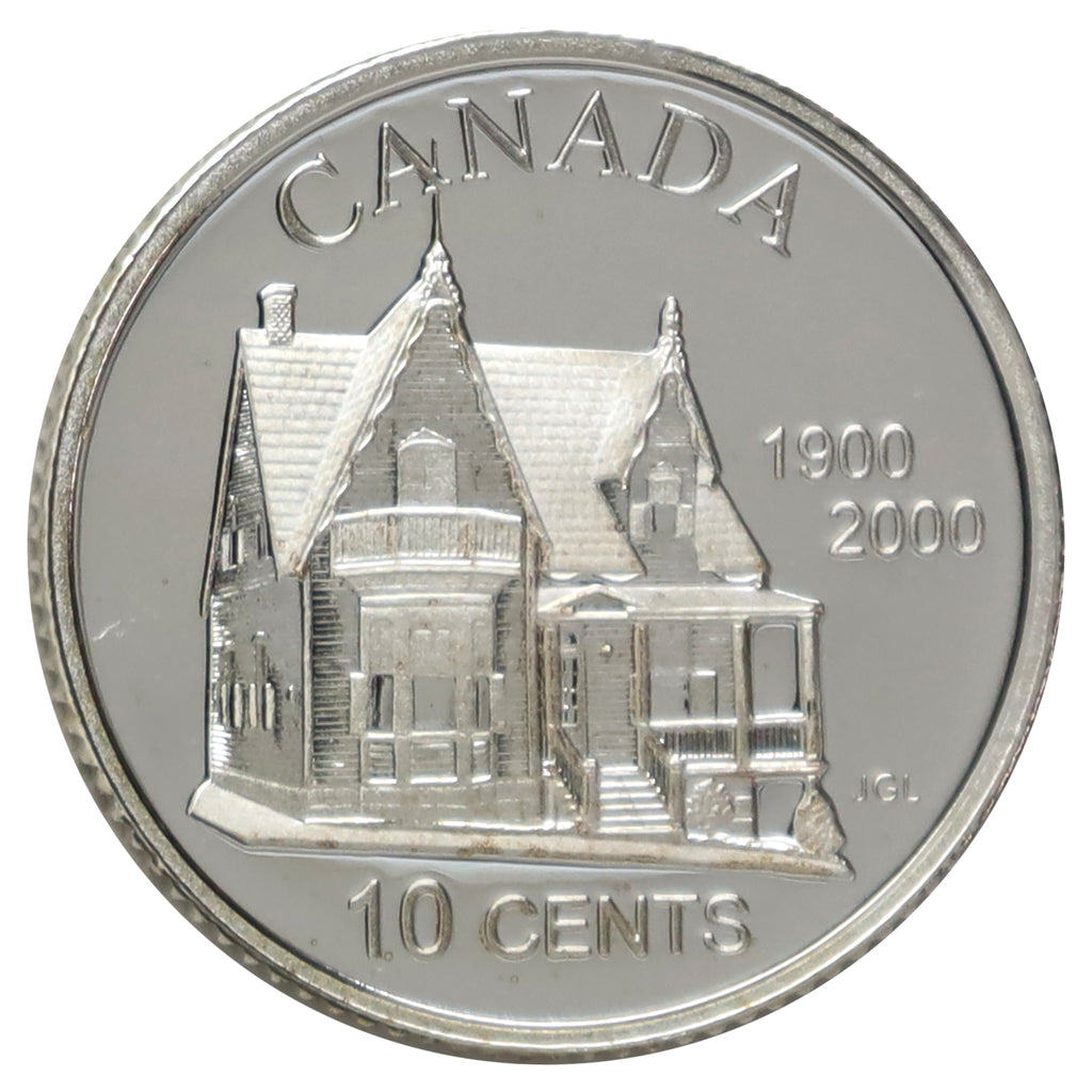2000 Canada Desjardins 10-cent Silver Proof_