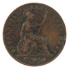 Great Britain 1826 George IV Half Penny Fine (F12) impaired