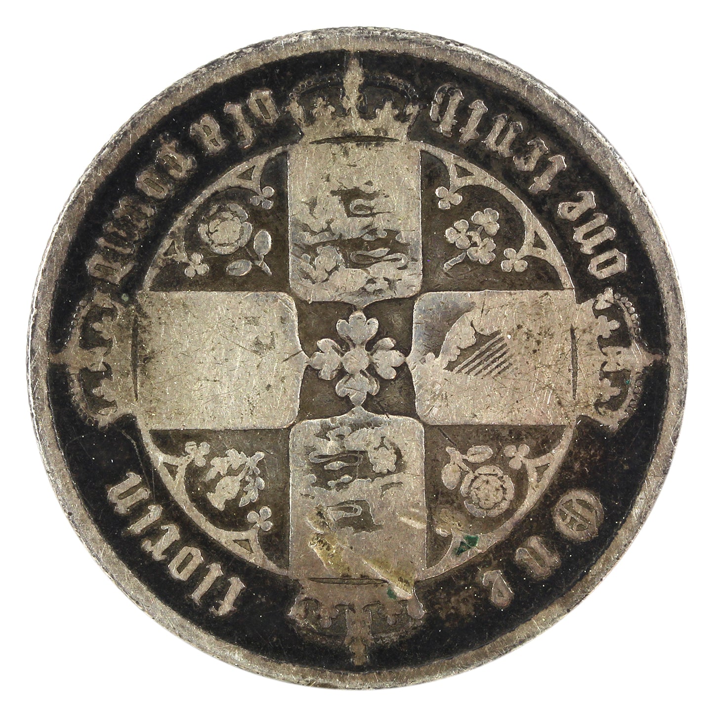 Great Britain 1853 Florin G-VG (G6) toned