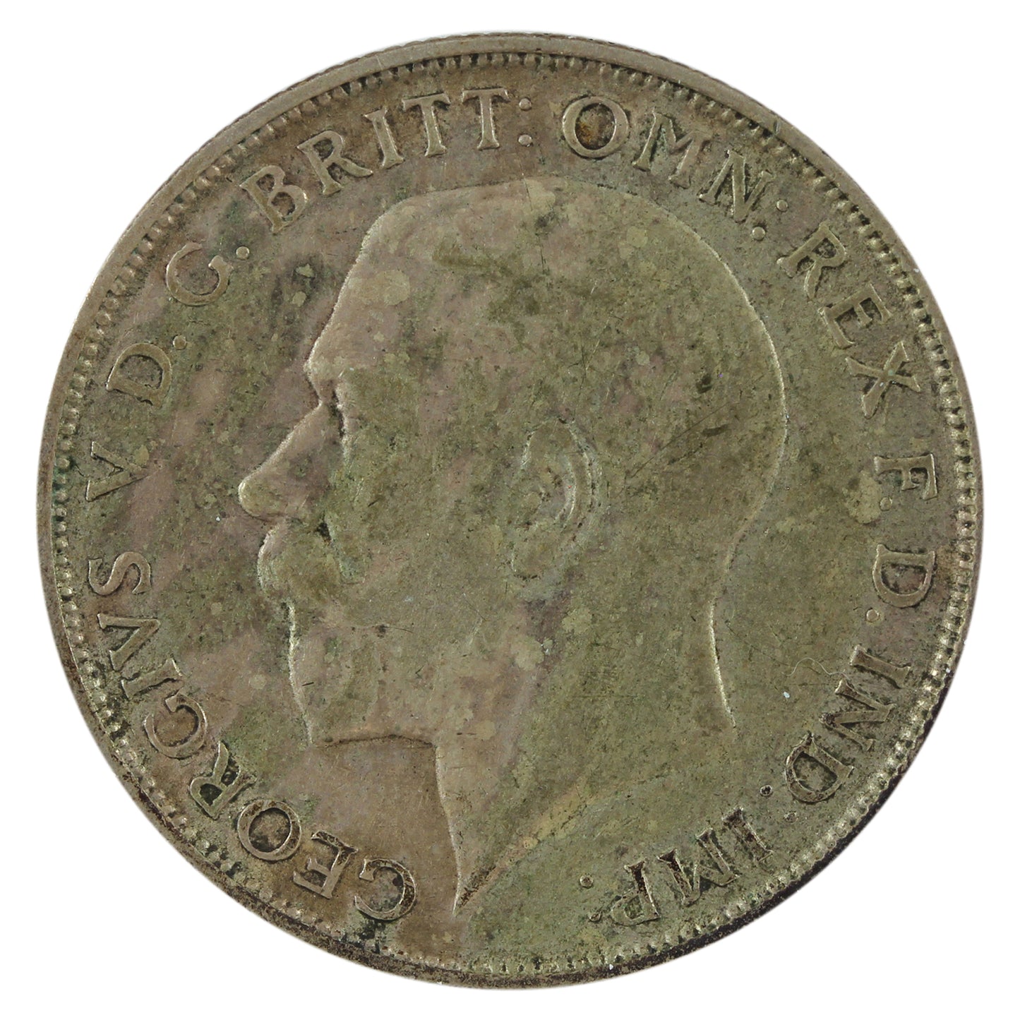 Great Britain 1922 Florin F-VF (F15) toned