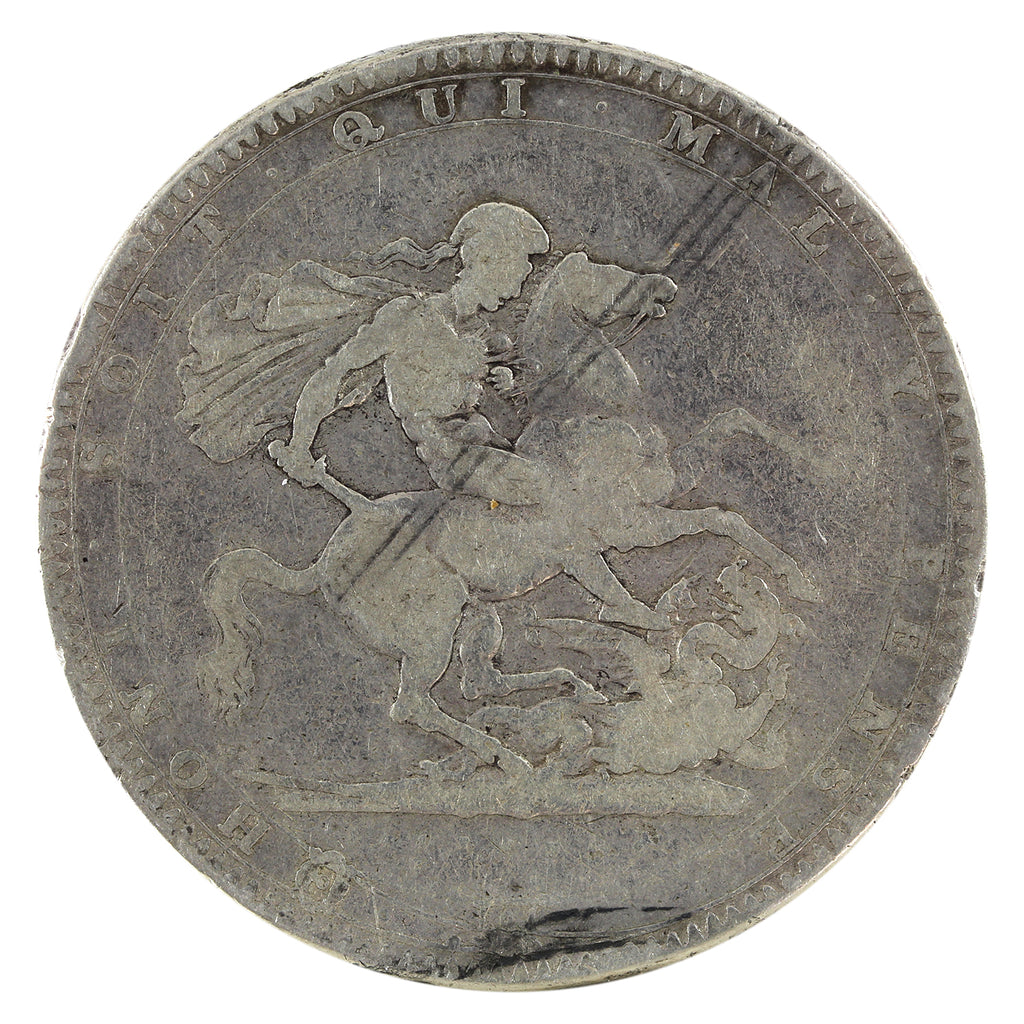 Great Britain 1819/1820 George III LX Crown G-VG (G6) scratched