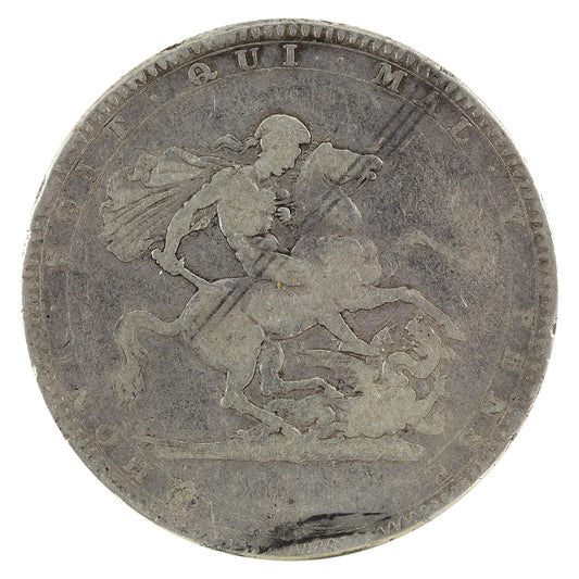 Great Britain 1819/1820 George III LX Crown G-VG (G6) scratched