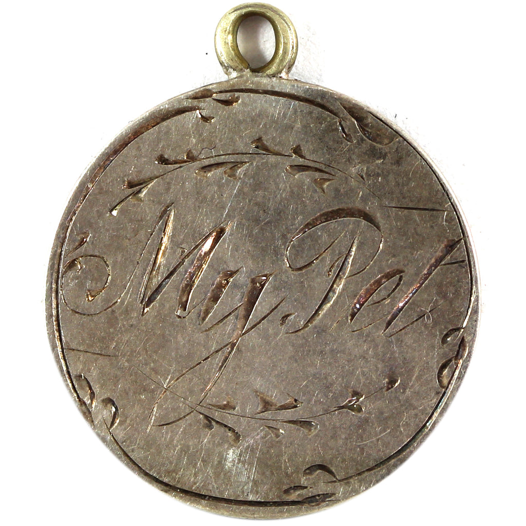 Love Token "My Pet" Struck on Great Britain 1893 3 Pence