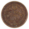 1863 USA Civil War Token MS Brown Eureka, NY