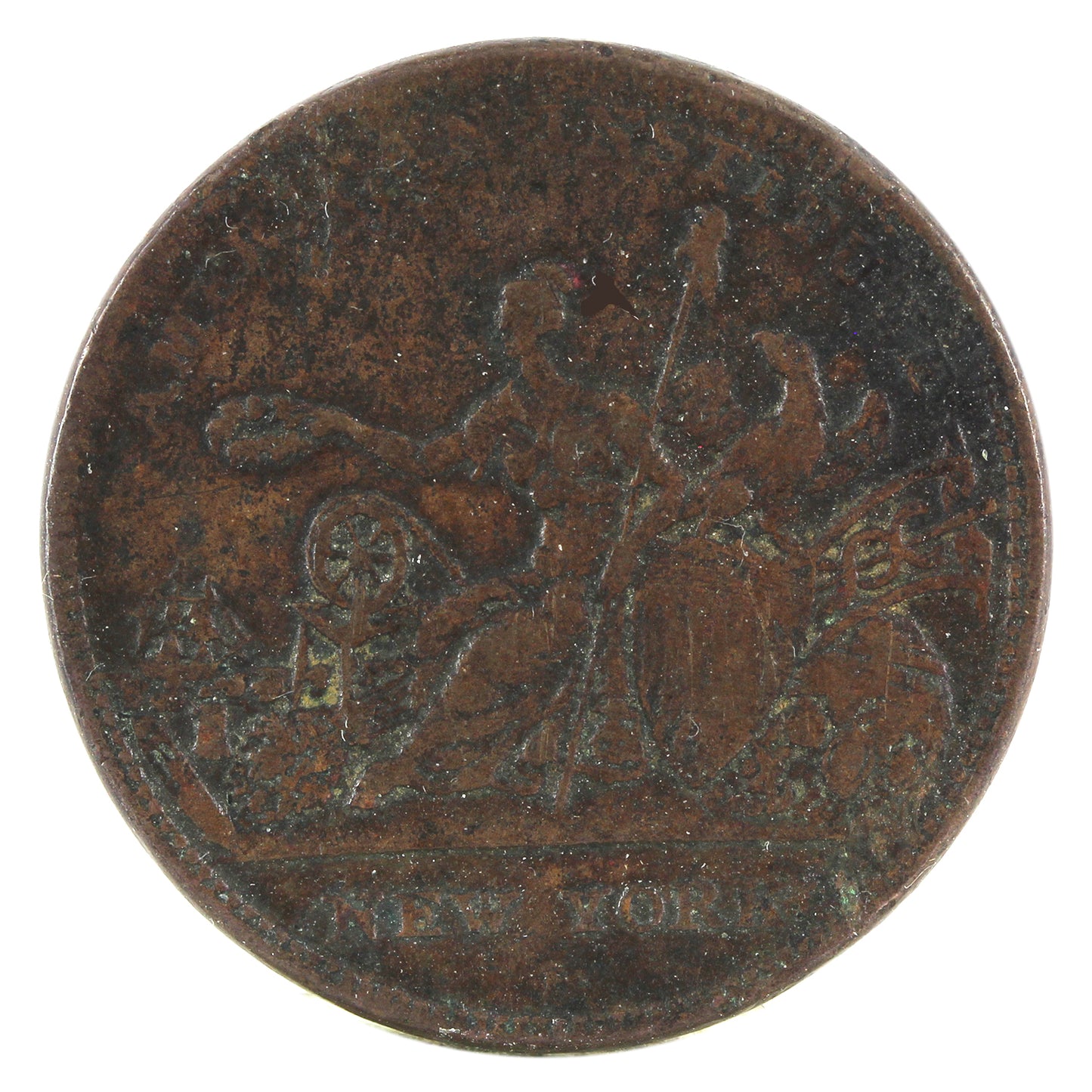 1836 USA R&W Robinson Hard Times Token