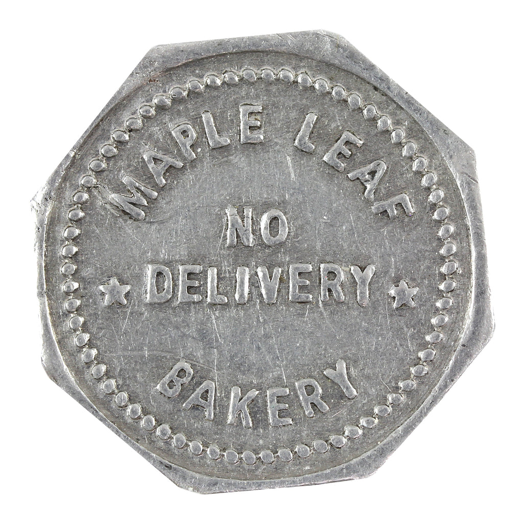 Regina Maple Leaf Bakery Good for 1 Loaf Token VF-EF (VF30)