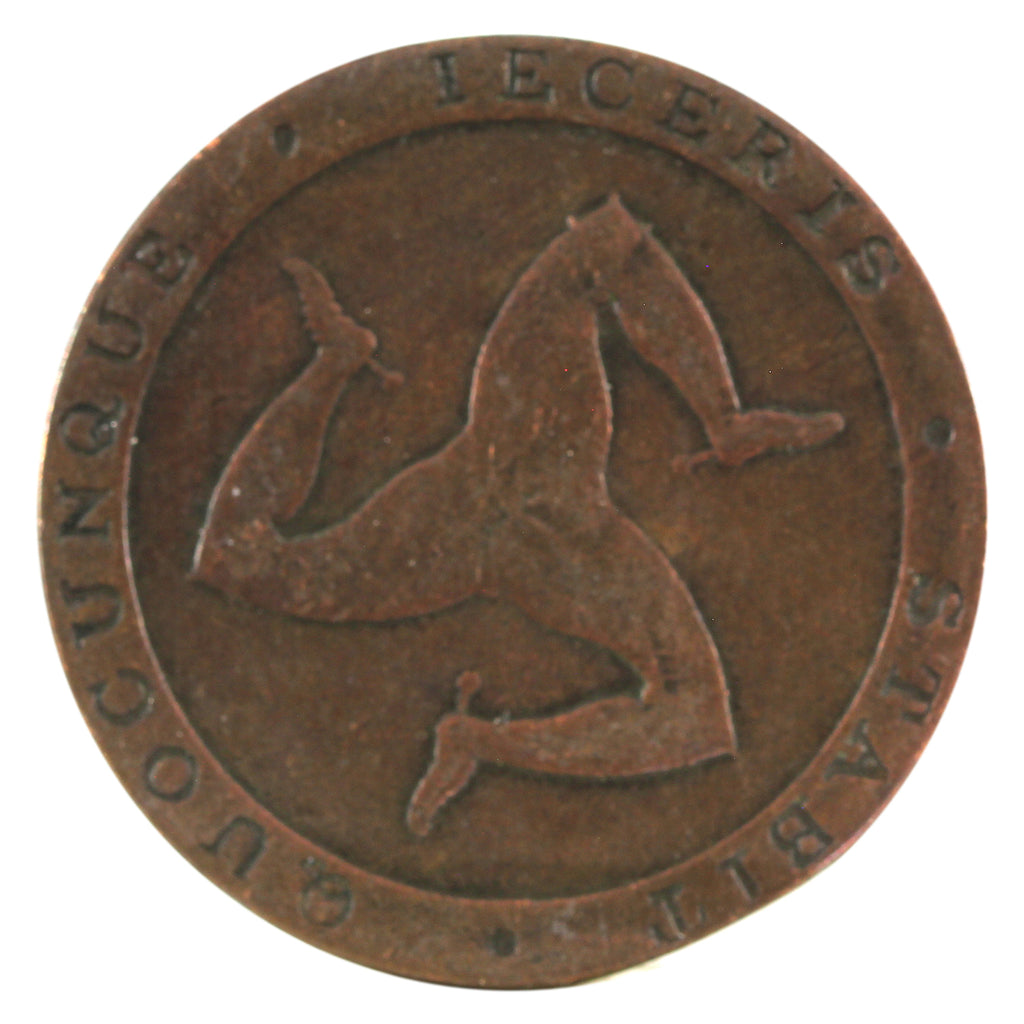 1831 Isle of Man Pro Bono Public Half Penny Token