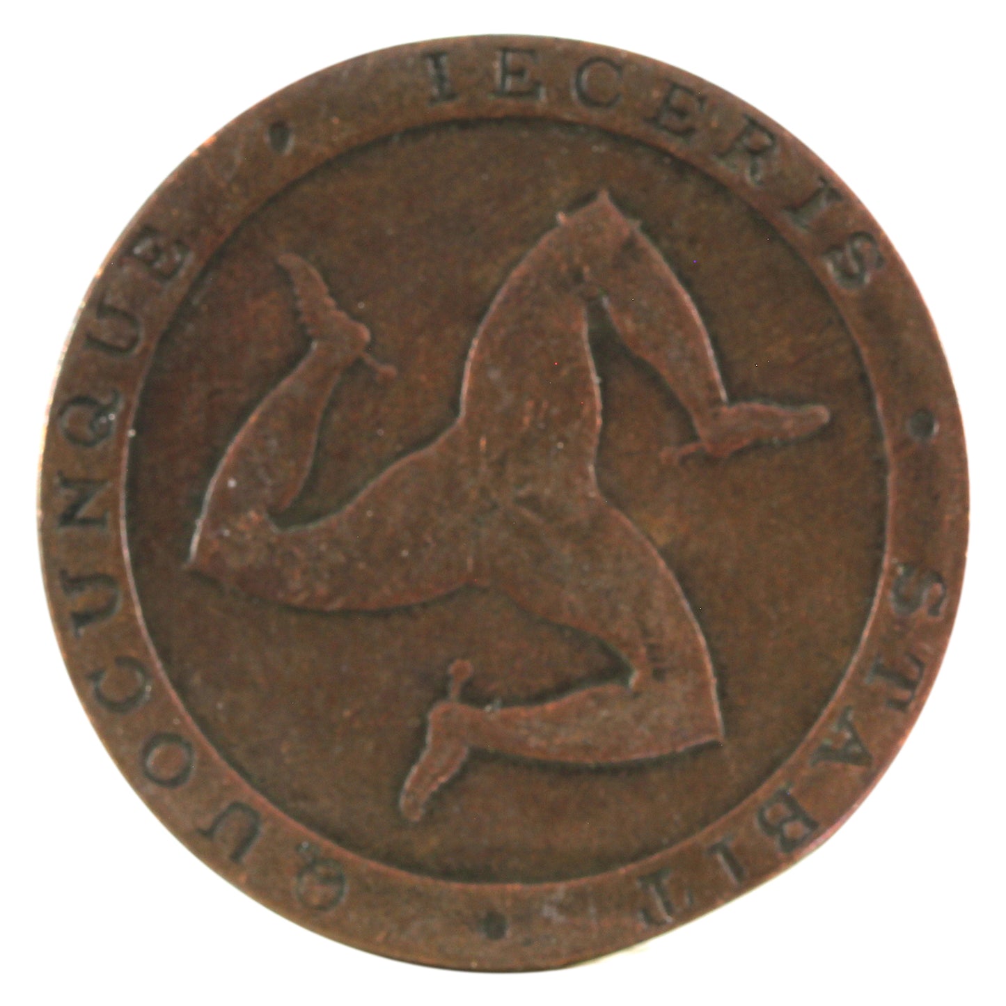 1831 Isle of Man Pro Bono Public Half Penny Token