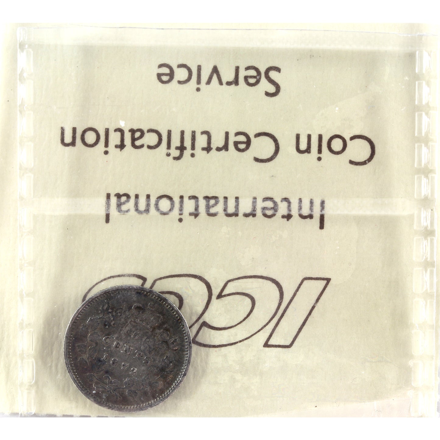 1875H Canada 5-cents ICCS Certified VF20 (cleaned)