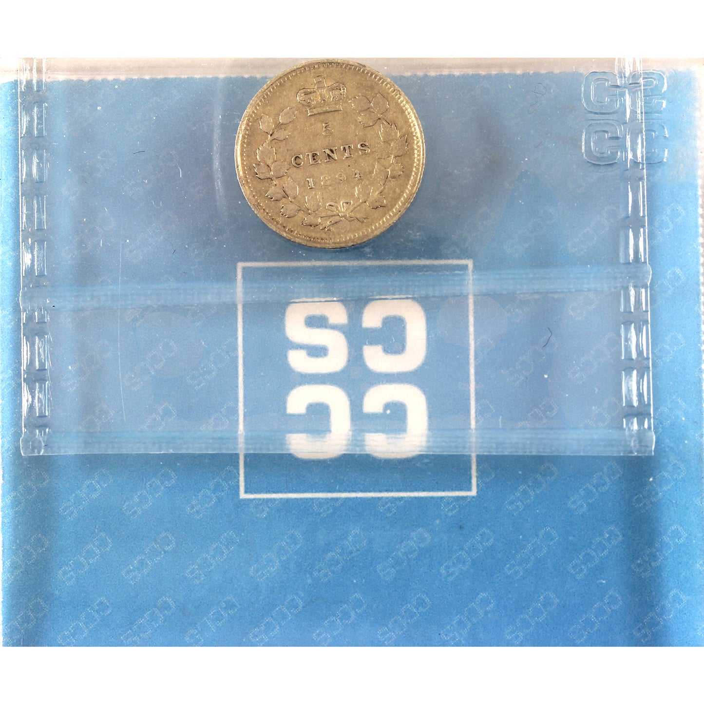 1894 Canada 5-cents CCCS Certified VF20 (cleaned)