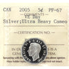 2005 Silver VE Day Canada 5-cents ICCS Certified PF67 Ultra Heavy Cameo