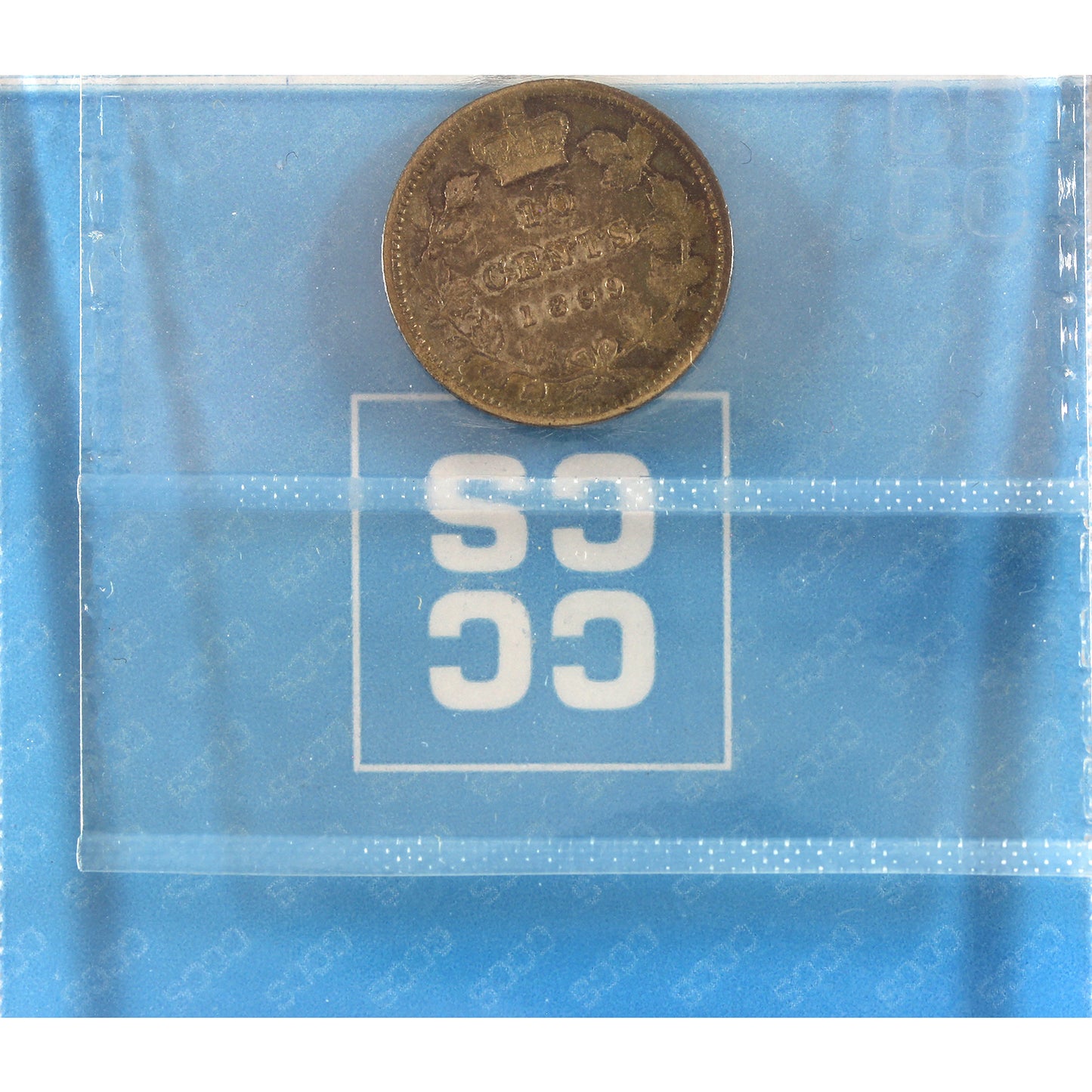 1899 Large 99 Canada 10-cents ICCS Certified VG10 (toned)